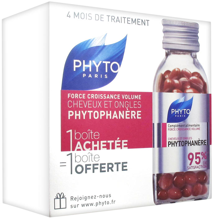 Phytophanère cheveux/ongles lot 2x120 capsules  phyto